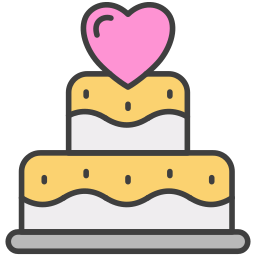 bolo de casamento Ícone