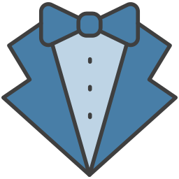 Wedding suit icon