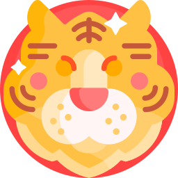 año del tigre icono