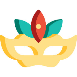 Carnival mask icon