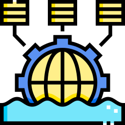 Data lake icon