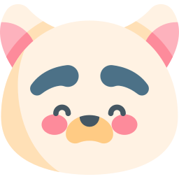Eyebrow cat icon