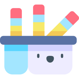 Pencil holder icon