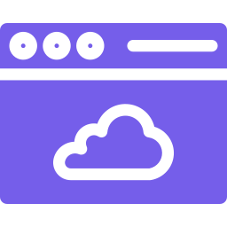 Cloud computing icon