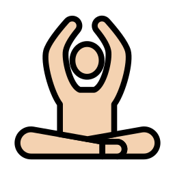 estera de yoga icono