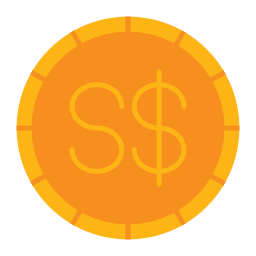 dollar de singapour Icône