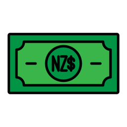 neuseeland dollar icon