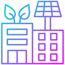 Solar house icon