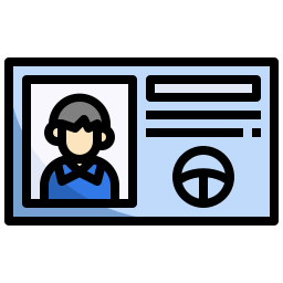 Driver license icon