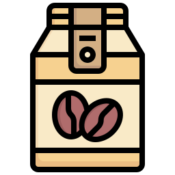 Coffee bag icon