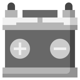 Car battery icon