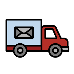 ciężarówka pocztowa ikona