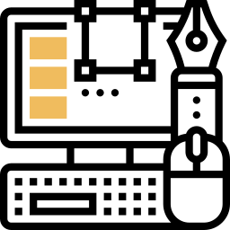gráfico de computadora icono