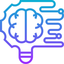 Creative brain icon