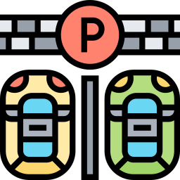 Parking car icon