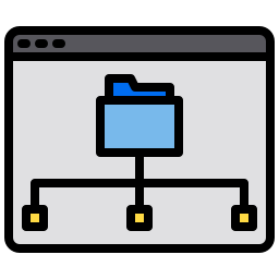 sitio web icono