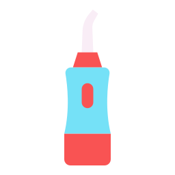 irrigador dental icono