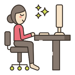 ergonómico icono