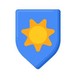 Sun protection icon