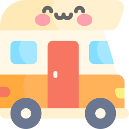 Camper van icon