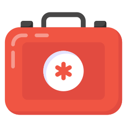 Aid kit icon