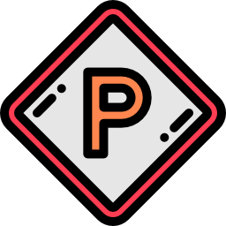 Parking sign icon