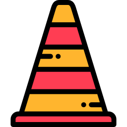 Traffic cone icon