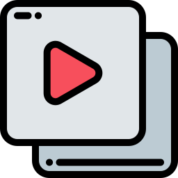 archivos de video icono