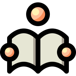 Reading book icon