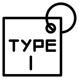 type 1 icoon