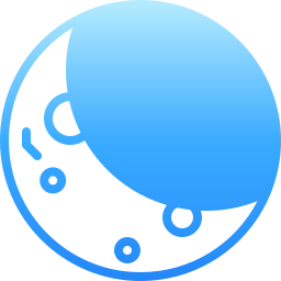 Crescent moon icon