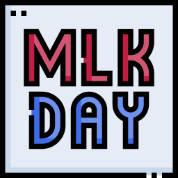 Martin luther king day icon