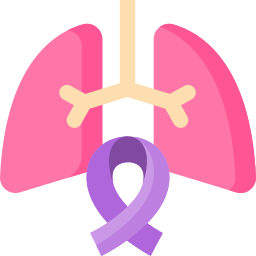 cáncer de pulmón icono