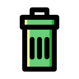 Trash can icon