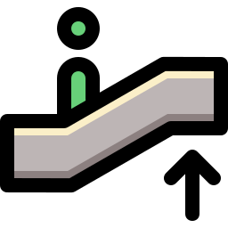 rolltreppe hoch icon