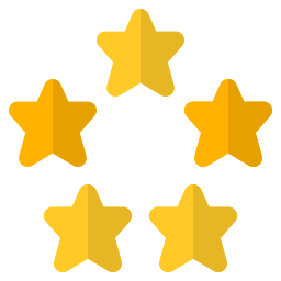 Five stars icon