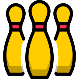 Bowling pins icon