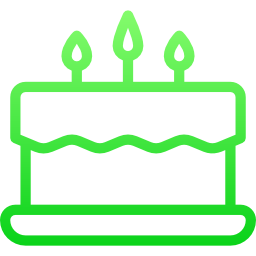 Birthday cake icon