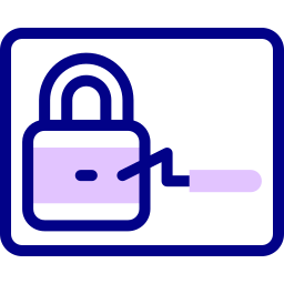 Lock pick icon