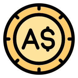 Australian dollar icon