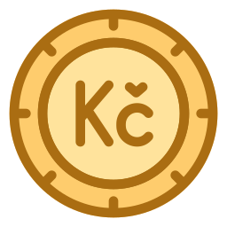 tschechische krone icon