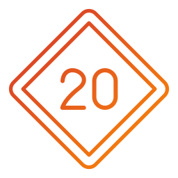 Speed limit icon