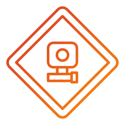 Speed camera icon