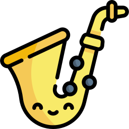 saxofón icono