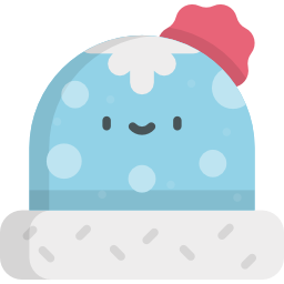 sombrero de invierno icono