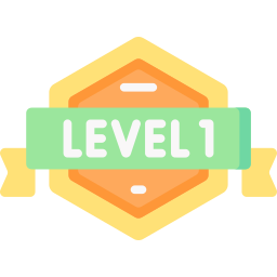 niveau 1 icoon