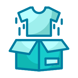 Clothes donation icon