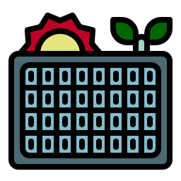 Solar panel icon