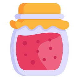 tarro de mermelada icono