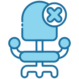 Office chair icon